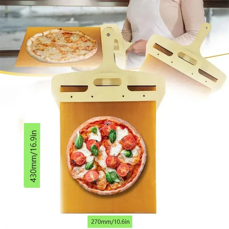 Sliding Pizza Peel, Pala Pizza Scorrevole, the Pizza Peel That Transfers Pizza Perfect Paddle with Handle