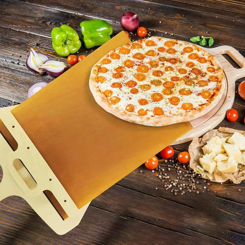 Sliding Pizza Peel, Pala Pizza Scorrevole, the Pizza Peel That Transfers Pizza Perfect Paddle with Handle