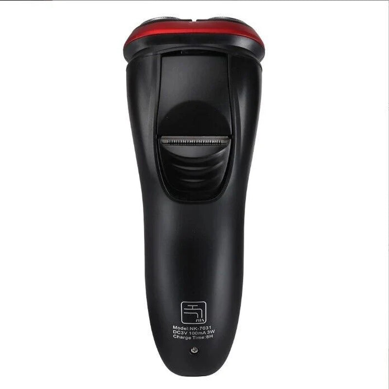 Men'S Razor Rotary Waterproof Electric Shaver Pop-Up Trimmer Wet Dry Cordless