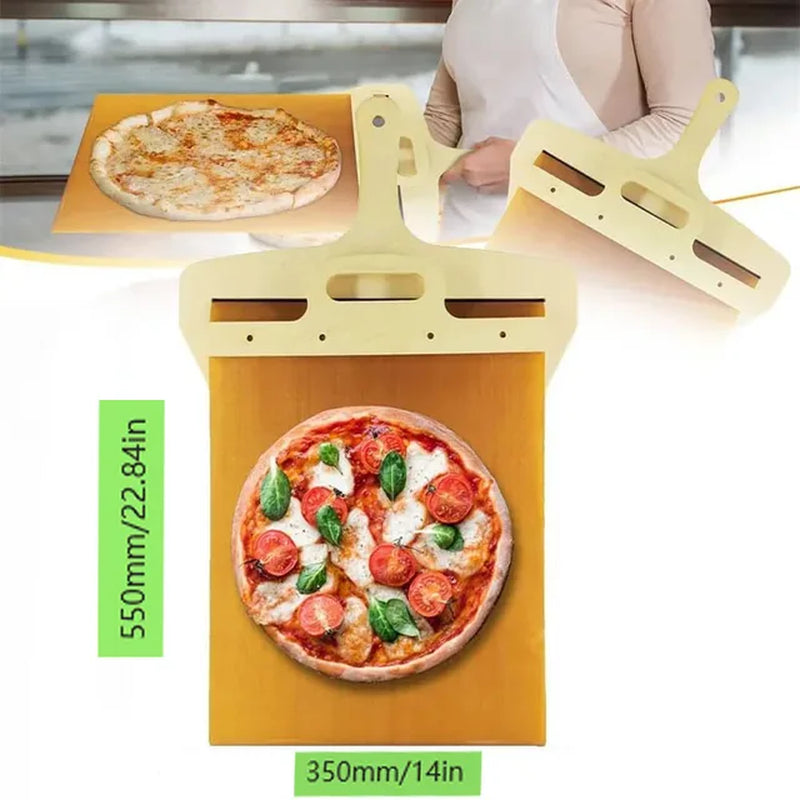 Sliding Pizza Peel, Pala Pizza Scorrevole, the Pizza Peel That Transfers Pizza Perfect Paddle with Handle