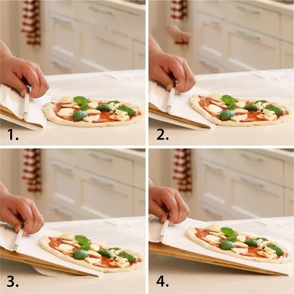 Sliding Pizza Peel, Pala Pizza Scorrevole, the Pizza Peel That Transfers Pizza Perfect Paddle with Handle