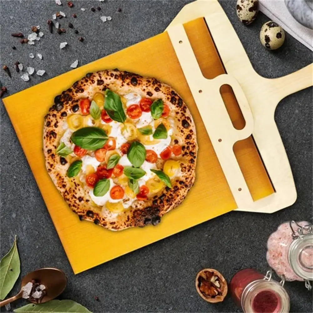 Sliding Pizza Peel, Pala Pizza Scorrevole, the Pizza Peel That Transfers Pizza Perfect Paddle with Handle