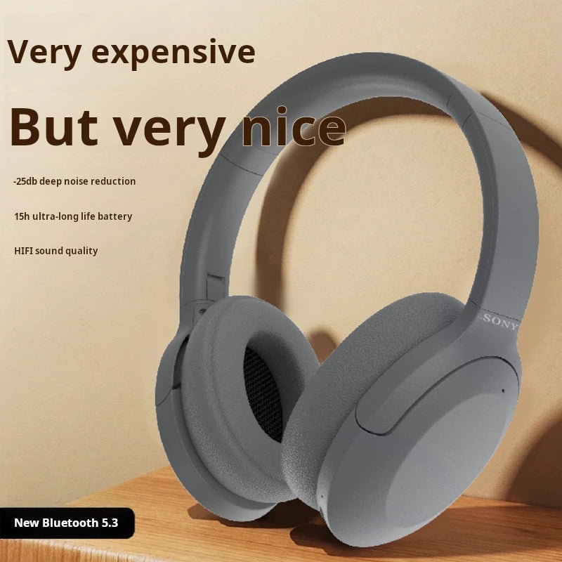 YOB&SONY Headphones Hifi Stereo Game Sport Headset for Sony Foldable over the Ear Wireless Noise Cancellation Bluetooth Headset