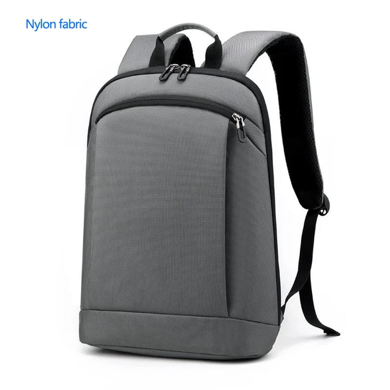 Thin Laptop Backpack Men Bag 15.6 Inch Office Work Women Backpacks Business Bag Unisex Black Backpack Slim Back Pack