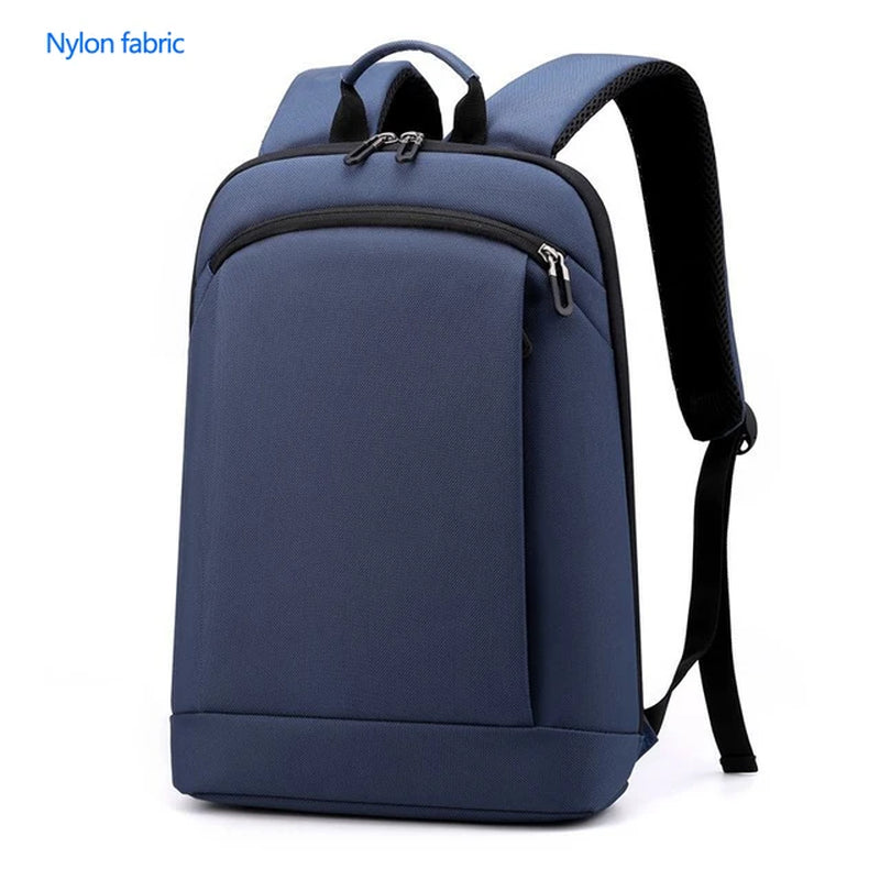 Thin Laptop Backpack Men Bag 15.6 Inch Office Work Women Backpacks Business Bag Unisex Black Backpack Slim Back Pack