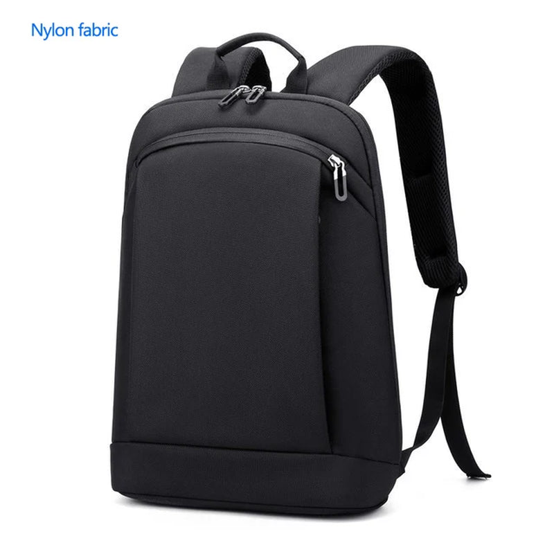 Thin Laptop Backpack Men Bag 15.6 Inch Office Work Women Backpacks Business Bag Unisex Black Backpack Slim Back Pack